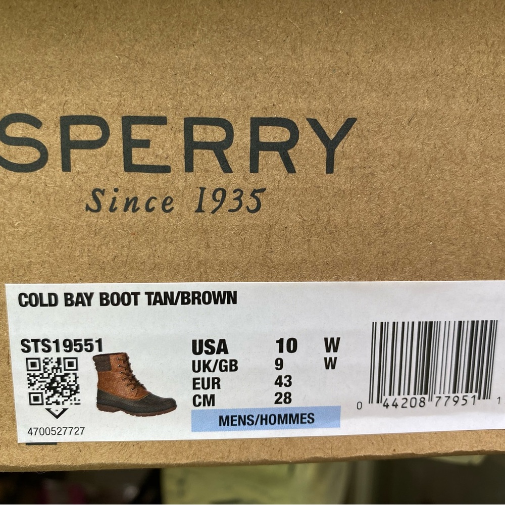 ✨NIB✨ Sperry Men’s Cold Bay Duck Boots Sz 10 - Picture 9 of 11